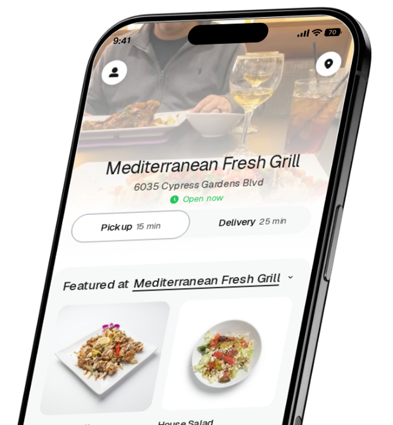 Mediterranean Fresh Grill app preview