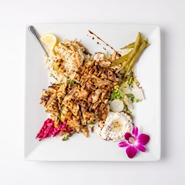 Chicken Shawarma Platter.